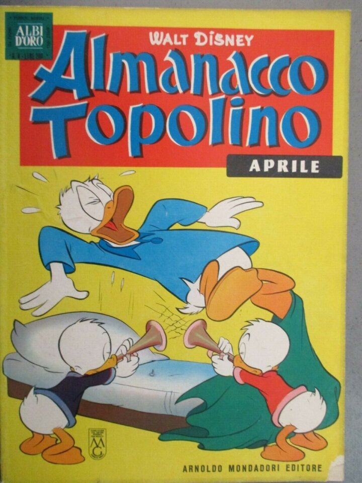 Almanacco Topolino N° 4 1963 - Con Figurine