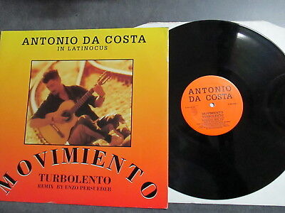 Antonio Da Costa - Movimiento Turbolento - 12" Italy