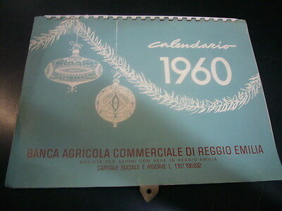 Calendario 1960 Banca Agricola Commerciale Reggio Emilia