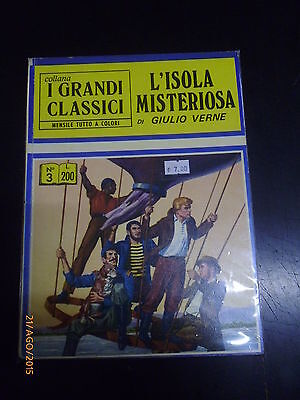 Collana I Grandi Classici N° 3 - L'isola Misteriosa Di Giulio Verne- Interuropa