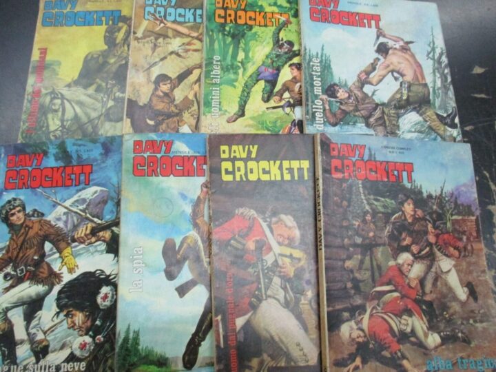 Davy Crockett 1/8 - Ed. Edinational 1975 - Serie Completa