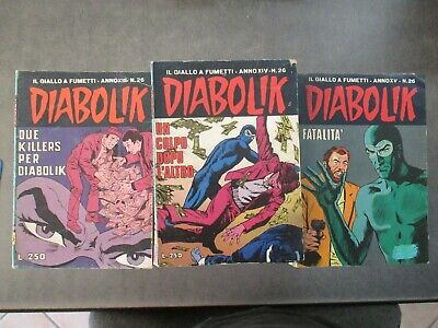 Diabolik Anno Xiii - Xiv - Xv/1974 - 1975 - 1976 - Lotto 75 Numeri - Offerta!