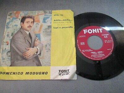 Domenico Modugno - Addio... Addio... - 45 Giri Fonit