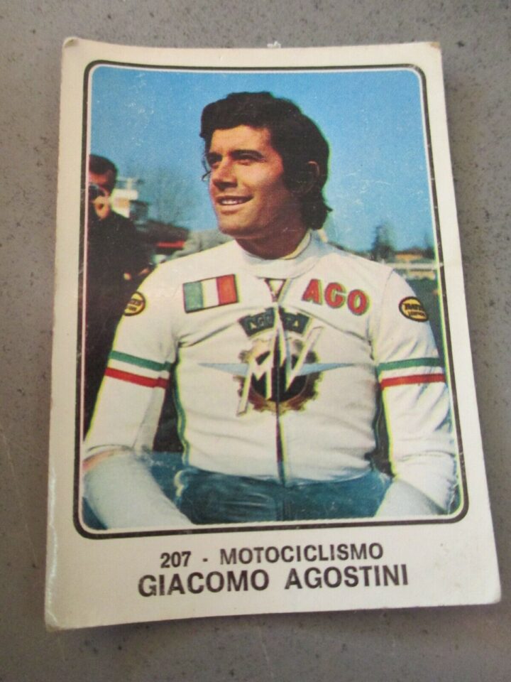 Figurina Campioni Dello Sport 1973-74 - 207 Giacomo Agostini