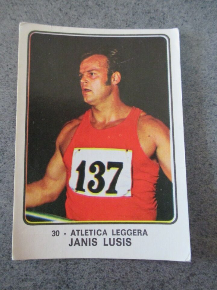 Figurina Campioni Dello Sport 1973-74 - 30 Janis Luiss