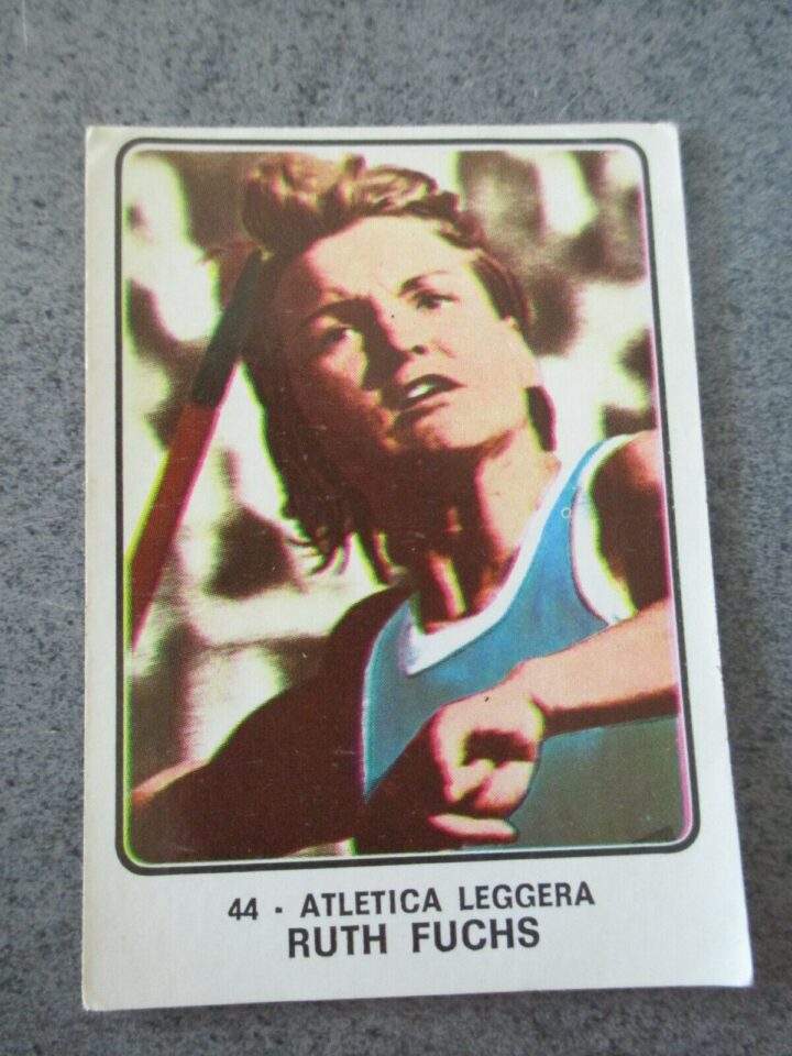 Figurina Campioni Dello Sport 1973-74 - 44 Ruth Fuchs