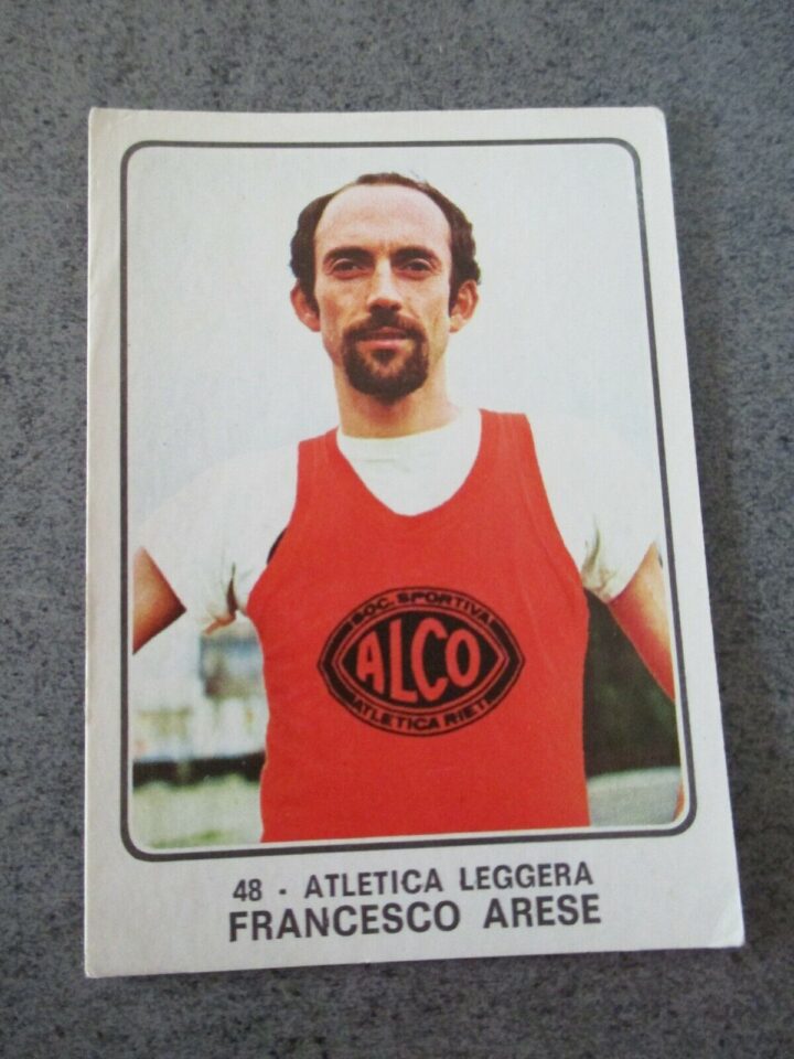 Figurina Campioni Dello Sport 1973-74 - 48 Francesco Arese