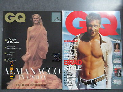 Gq N° 28 - Brad Pitt + Almanacco Eva 2002 - Edizioni Conde' Nast 2002