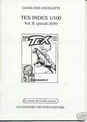 Guide Del Collezionista N.25 - Tex Index Vol 2 Tesauro