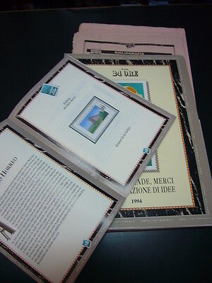 I Luoghi Degli Scambi - Cofanetto 21 Fascicoli + Francobolli - Sole24ore - 1994