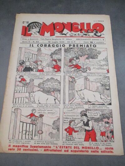 Il Monello Anno 2 N° 63 - 19 Luglio 1934 - Buone Condizioni - Raro