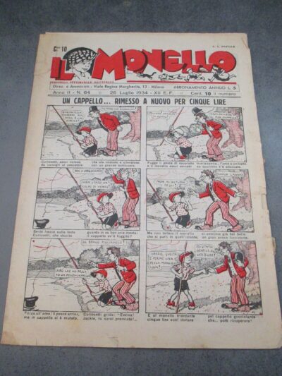 Il Monello Anno 2 N° 64 - 26 Luglio 1934 - Buone Condizioni - Raro