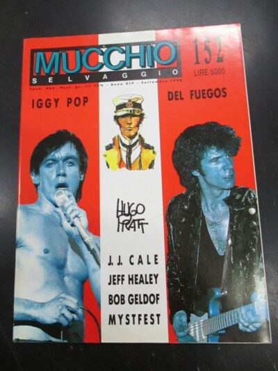 Il Mucchio Selvaggio N° 152 Settembre 1990 - Iggy Pop Hugo Pratt