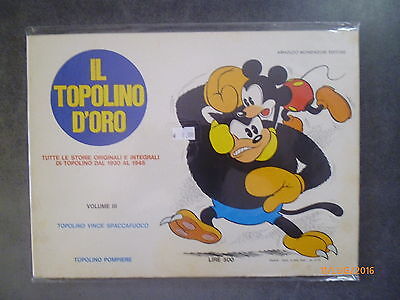 Il Topolino D'oro Volume Iii - Ed. Mondadori - 1970