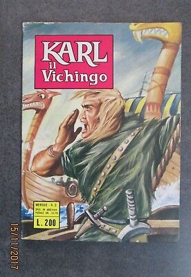 Karl Il Vichingo N° 3 - 1974 - Edizioni Metro - Le Insegne Di Thor