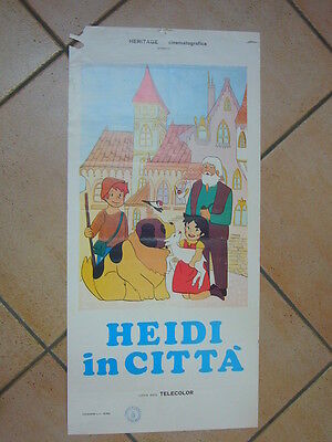 Locandina Cinematografica Heidi In Citta' - Rara!!!