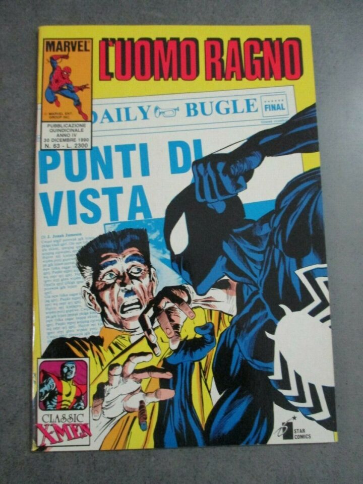 L'uomo Ragno N° 63 30 Dicembre 1990 - Ed. Star Comics - Ottimo - Nuovo