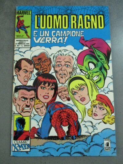 L'uomo Ragno N° 67 28 Febbraio 1991 - Ed. Star Comics - Ottimo - Nuovo