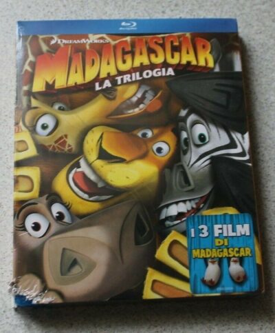 Madagascar La Trilogia - Blu-ray Disc - Nuovo - Offerta