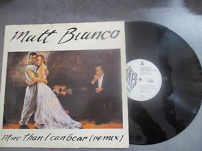 Matt Bianco - More Than I Can Bear - 12" Uk