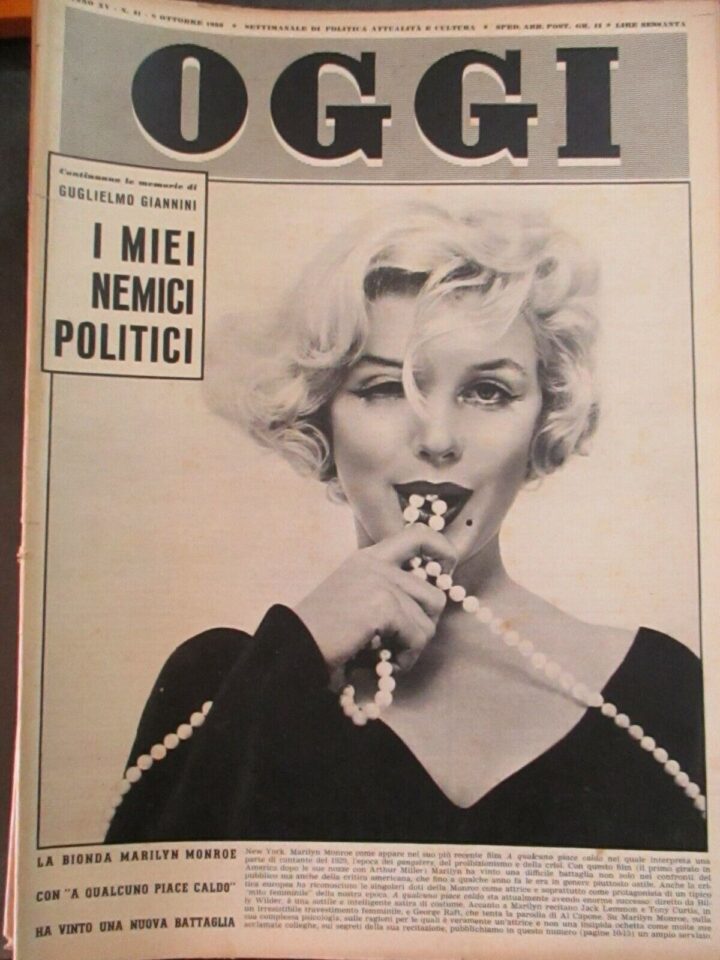 Oggi Anno 1959 1/53 - Marilyn Monroe - Sofia Loren - Descrizione All'interno