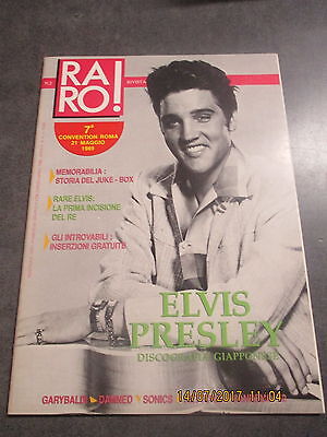 Raro! Rivista Musicale N° 2/1989 Elvis Presley Discografia Giapponese