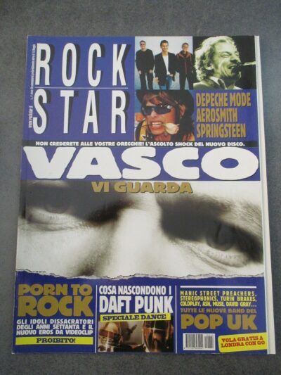 Rockstar N° 4/2001 - Vasco Rossi - Depeche Mode - Springsteen