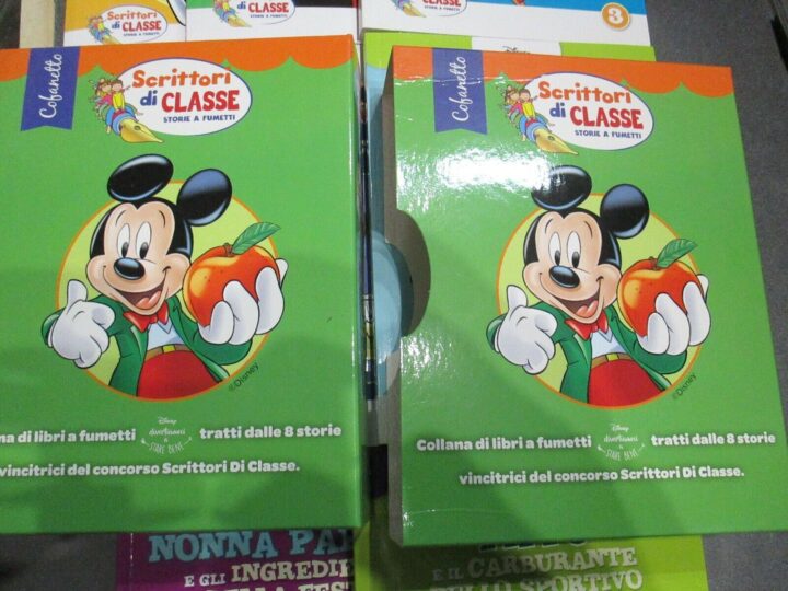 Scrittori Di Classe 1/8 - Walt Disney - Conad - Serie Completa + 2 Cofanetti