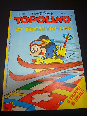 Topolino 1422 Del 27/02/1983 Con Allegato Figurine Adesive