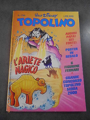 Topolino N° 1790 Del 18 Marzo 1990 Con Figurine Allegate