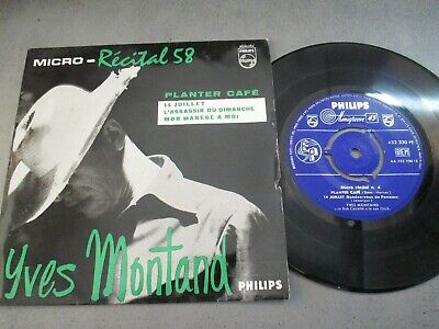 Yves Montand - Planter Cafe' - 45 Giri Ep Philips