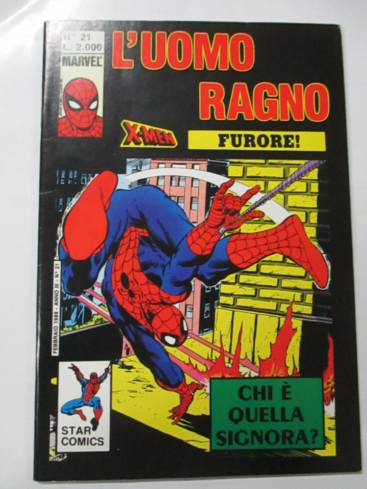 L'uomo Ragno N° 21 - Star Comics 1989 - 1° Edizione