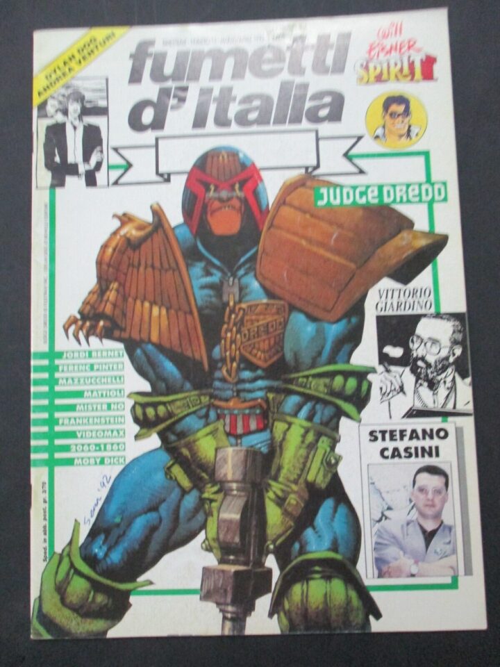 Fumetti D'italia N° 15 - Marzo Aprile 1995 - Judge Dredd Dylan Dog Will Eisner