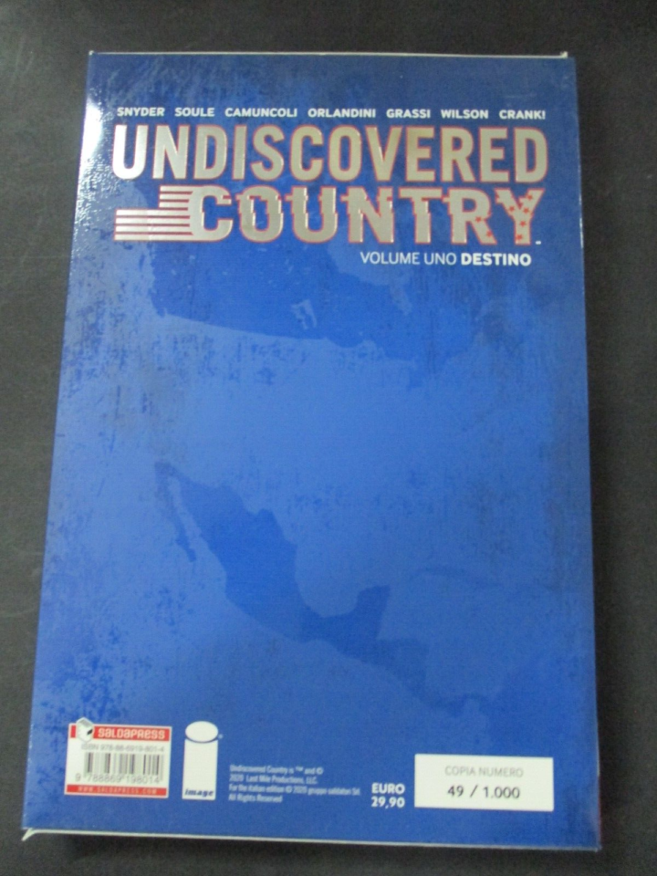 Undiscovered Country Volume 1 In Cofanetto Con Sei Stampe - Ed. Saldapress 2020