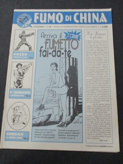 Fumo Di China N° 35/1995 - Inserto Hugo Pratt 16 Pagine