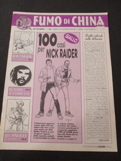 Fumo Di China N° 44/1996 - Nick Raider - Batman