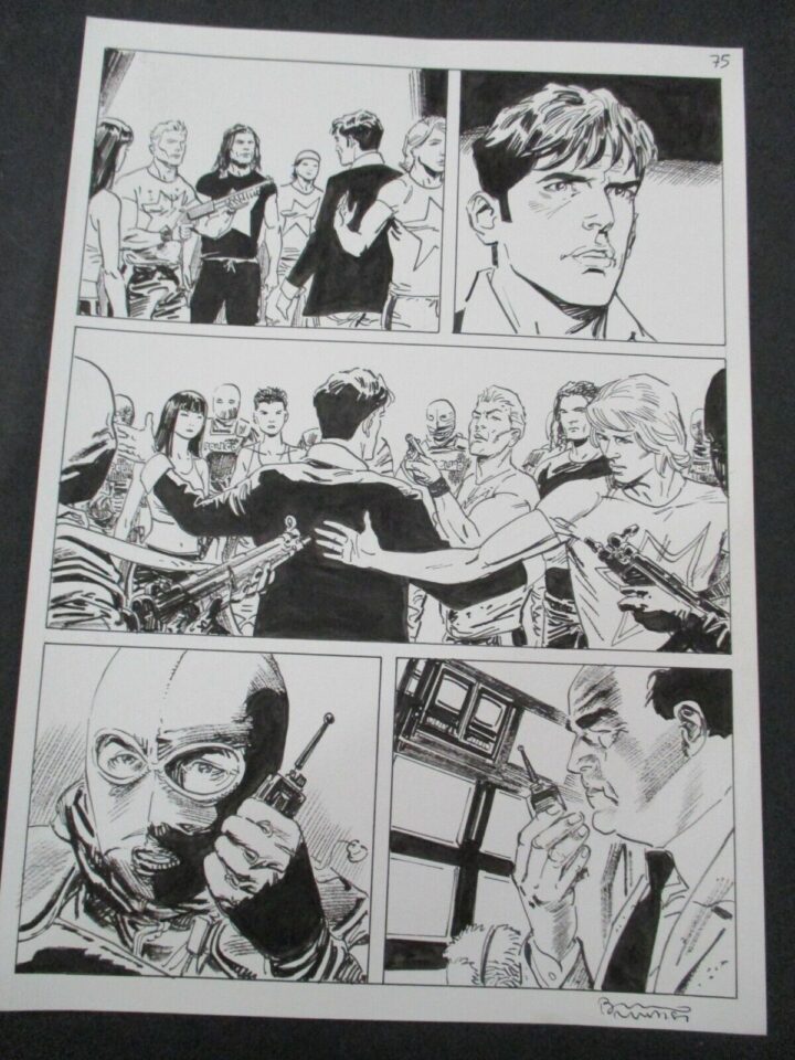 Bruno Brindisi - Tavola Originale Dylan Dog Almanacco Della Paura 2012 - Pg 75