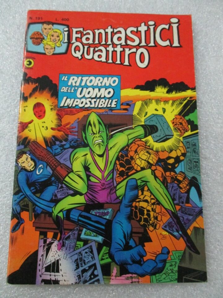 Fantastici Quattro N° 191 - Ed. Corno 1978