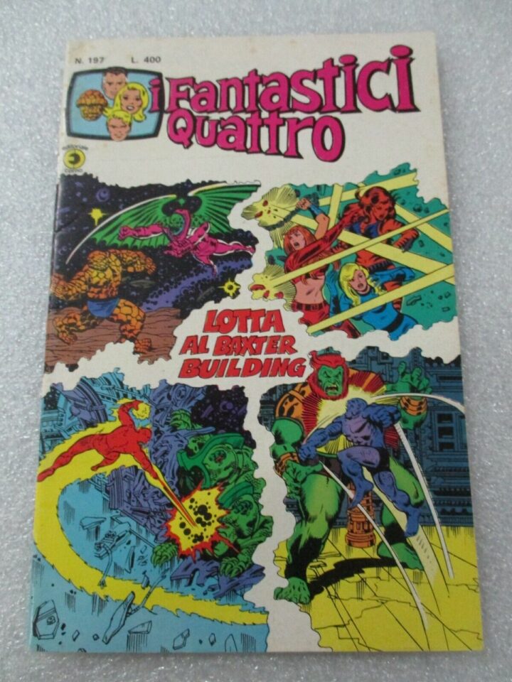 Fantastici Quattro N° 197 - Ed. Corno 1978