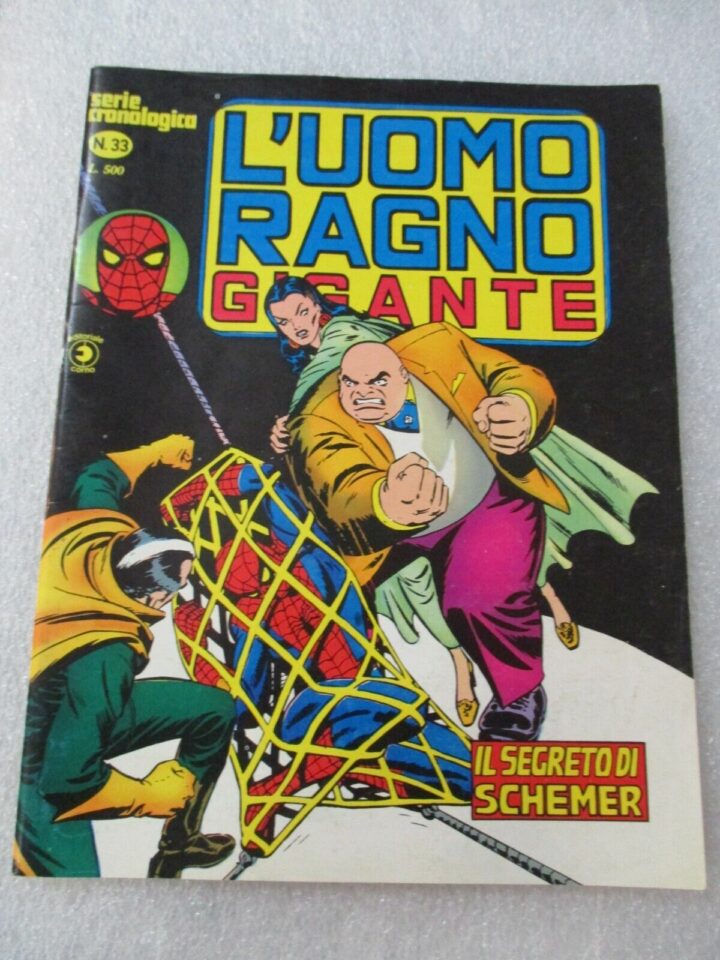 L'uomo Ragno Gigante N° 33 - Ed. Corno 1979