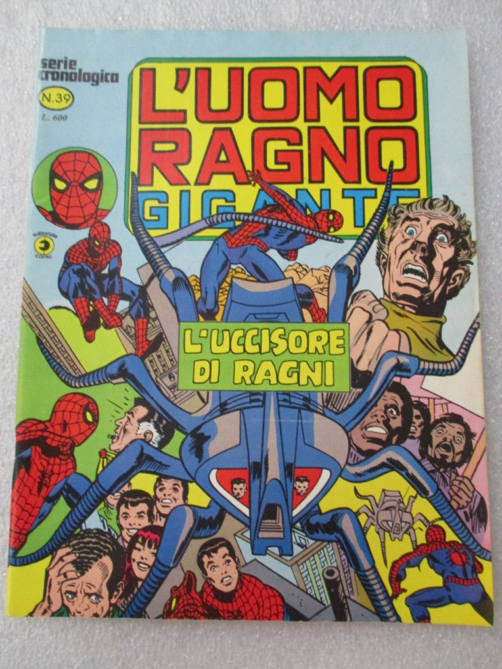 L'uomo Ragno Gigante N° 39 - Ed. Corno 1979