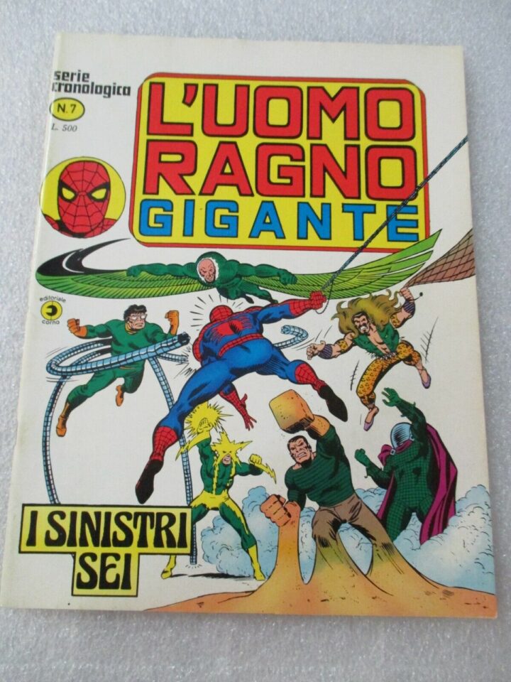 L'uomo Ragno Gigante N° 7 - Ed. Corno 1977