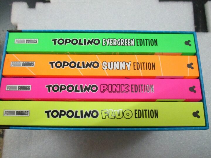 Topolino Special Fluo Edition - Cofanetto Completo 4 Volumi - Panini Comics