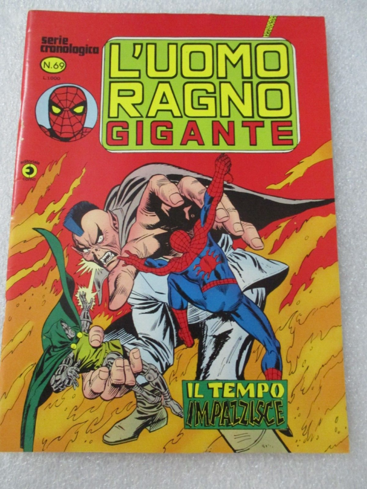 L'uomo Ragno Gigante N° 69 - Ed. Corno 1982