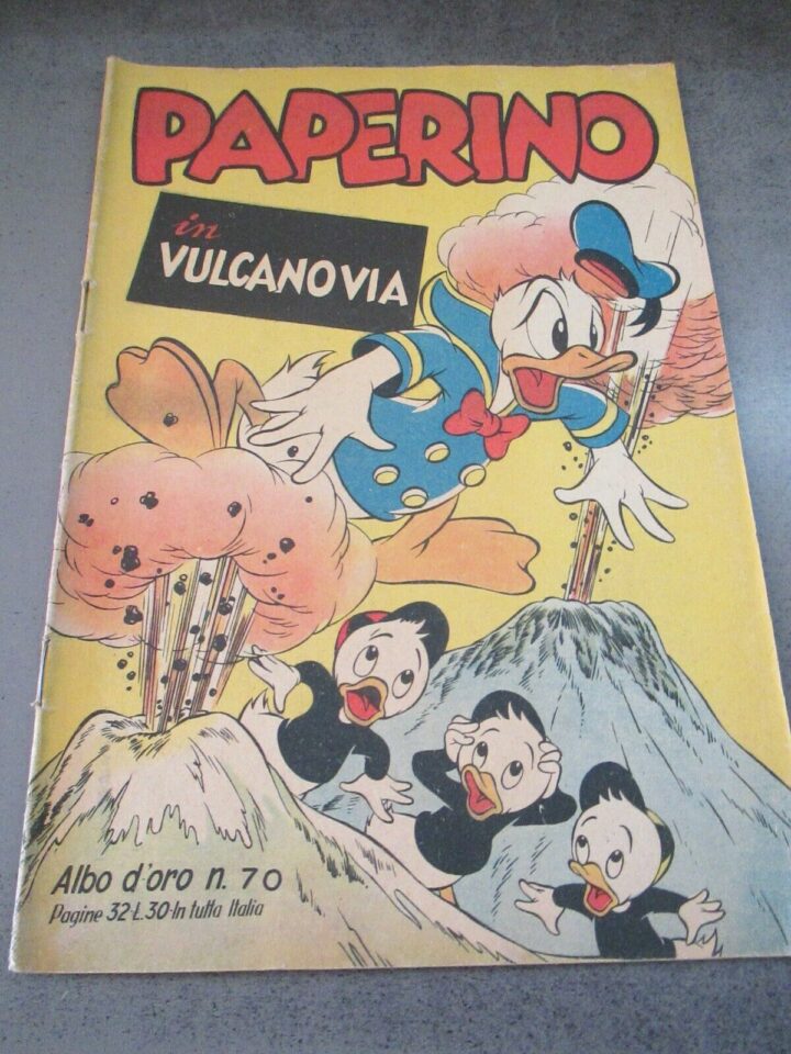 Albo D'oro N° 70 - 15/9/1947 - Paperino In Vulcanovia
