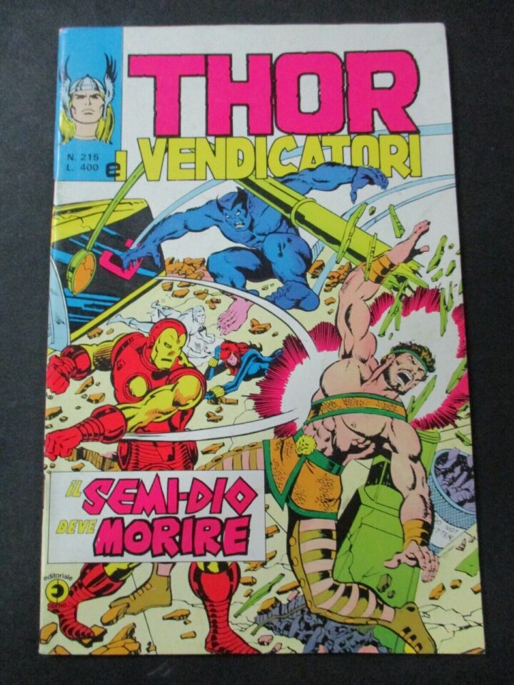Thor E I Vendicatori N° 215 - Ed. Corno 1979