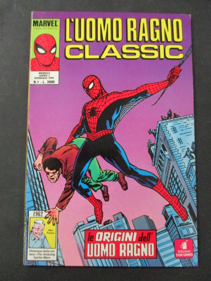 L'uomo Ragno Classic 1/12 - Star Comics 1991 - Sequenza
