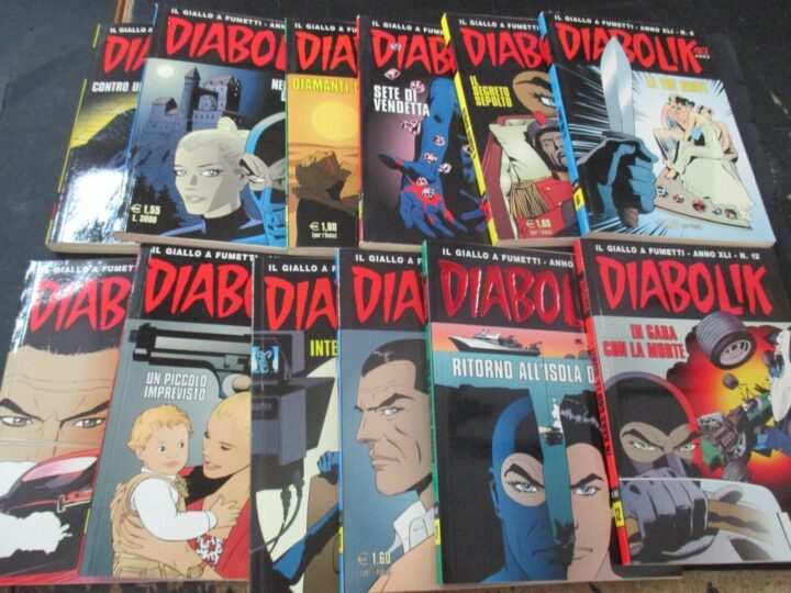 Diabolik Anno Xli 2002 1/12 - Annata Completa