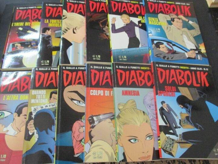 Diabolik Anno Xliii 2004 1/12 - Annata Completa