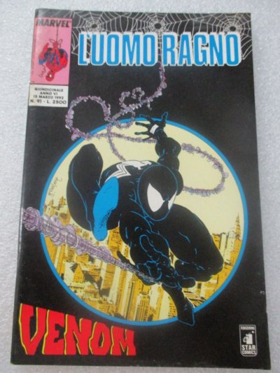 L'uomo Ragno N° 91 - Ed. Star Comics 1992 - Prima Apparizione Venom - Mcfarlane